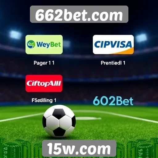 Métodos de pagamento aceitos no 662bet.com