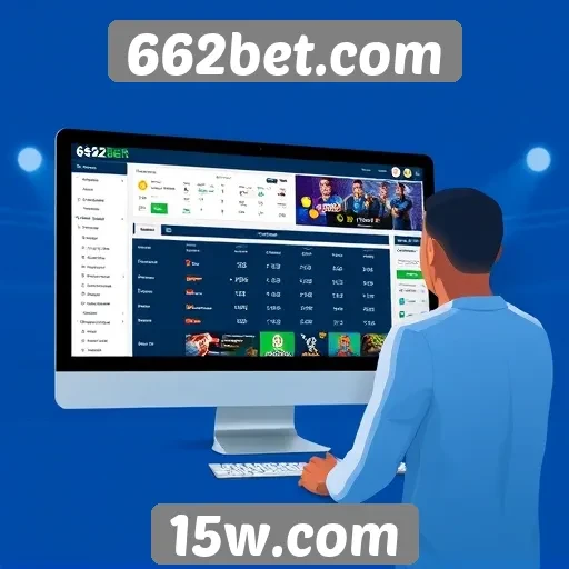 Experiência do usuário e interface do 662bet.com